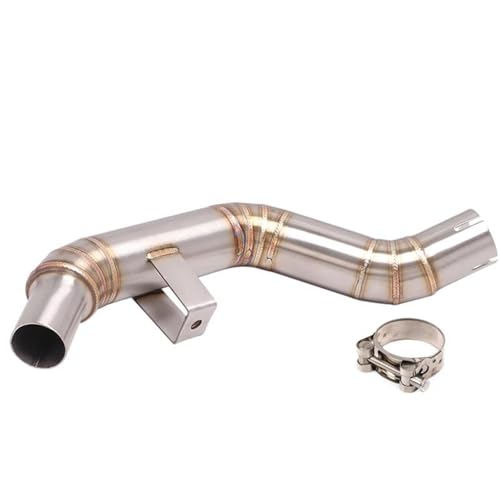 Trottinette système d'échappement tuyau lien moyen d'acier inoxydable moto pour Benelli 502C