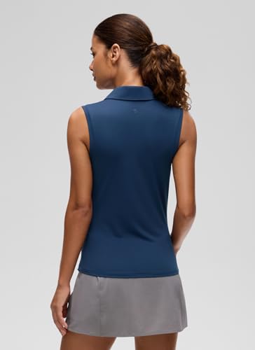 CRZ YOGA 3-Button Sleeveless Polo