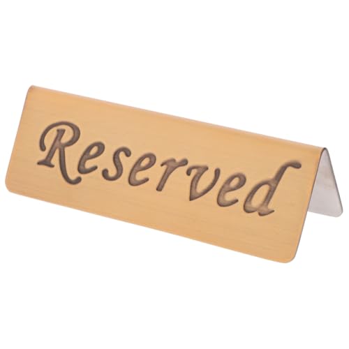CIYODO Reserved Table Sign Reservation Sign for Weddings Restaurants Events Elegant Prevents Seating Confusion for Dining