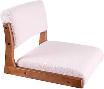 Floor Chair Floor chair, floor sofa, wooden floor cushion, designer chair, tatami meditation chair, Japanese balcony chair with backrest, indoor chair, upholstered relaxation chair, floor chair style