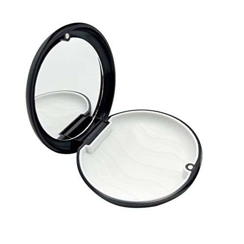 HRASY Orthodontic Retainer Case with Mirror Aligner Case Black