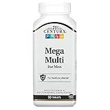 21st Century Mega Multi for Men, Multivitamin & Multimineral, 90 Tablets