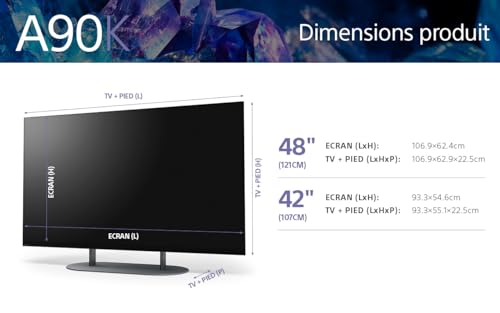 Sony XR42A90KPAEP TV 106 7 cm 42 4K Ultra HD Smart TV Wifi Neuf - vue 3