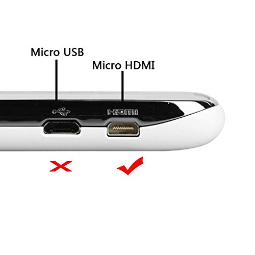ChenYang Left Angled 90 Degree Micro HDMI to HDMI Male HDTV Cable 50cm for Cell Phone & Tablet, Gold - Image 2
