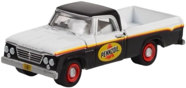 Greenlight 35240-A Blue Collar Collection Series 11-1964 Dodge D-100 con caja de herramientas - Pennzoil escala 164
