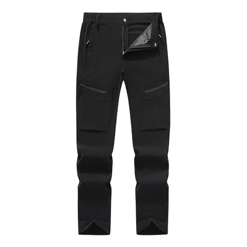 Pantalones Cargo De Trabajo Hombre de Secado rápido Multibolsillos Deportivo Pantalones De Proteccion Militar con Bolsillos Laterales Pantalones De Trabajo Hombre Cargo Trekking
