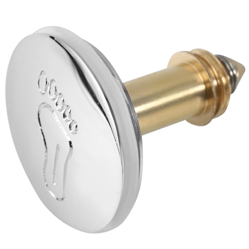 Garneck 下水?跳芯配 排水口対応 シンクプラグ 押し込み式浴室 キッチン排水栓 交換用ストッパー 耐久性に優れ実用的