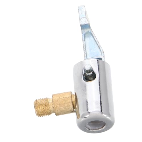 Anneome Air Pump Accessories Kit Air Pump Connector Brass Locking Nozzle Quick Connect Tire Inflator Clip-on Adapter Versatile Inflation Tools