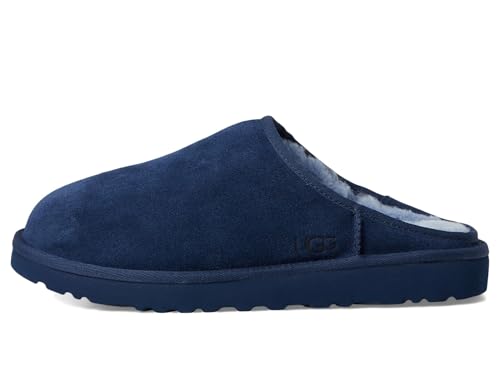 Image of UGG Men's Classic Slip On Slipper, Deep Ocean, 13
