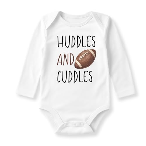 Huddles and Cuddles Baby bodysuit, Toddler & Kids T-Shirt - Cute Football Shirt for Children Football Tee