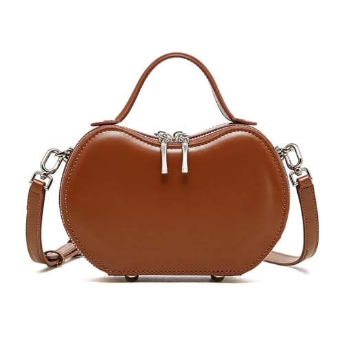 Sac pomme en cuir de vachette ciré chic pour femme élégante et active