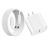 iPhone 17 Fast Charger,iPhone Charger Fast Charging USB C Wall Chargers Block Plug Type C 6FT USB C to C Woven Charging Cable Cord for iPhone 17 Pro Max/17 Pro/17 Air/16 Pro Max/16 Plus/16/15/iPad Pro