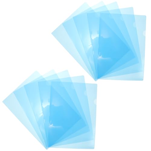 QUMIIRITY 12個 型プラスチックファイルフォルダー 書類整理用透明スリーブ 多用途オフィス収納ドキュメント保護ケース