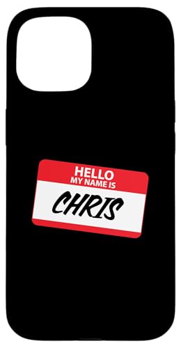 Hello My Name Is Chris NVbNl[^OfUC X}zP[X iPhone 15 p