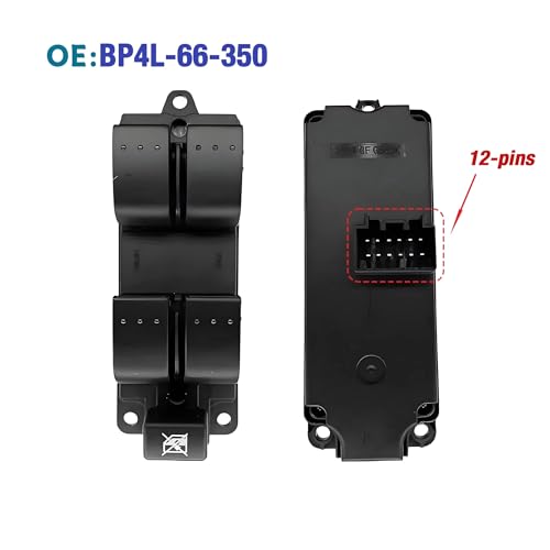 Interrupteur lève-vitre électrique robuste pour Mazda 3 BK avec bouton de commande principal