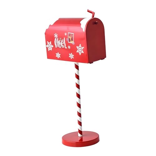 Boîte aux lettres de Noël en métal stable et facile à monter