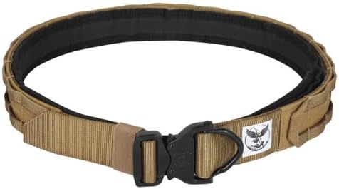 MOLLE Battle Belt - 1.5" Inner & 1.75" Outer Quick Release Tactical Heavy Duty Rigger Belt
