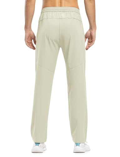 Image of TBMPOY Men's Outdoor Lightweight Hiking Mountain Pants Running Active Jogger Pants
