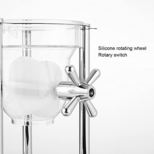 Guinjo Stainless Steel Cereal Dispenser,Airtight Kitchen Storage Can For 0.5-3Cm Granular Cereal, Nuts, Oatmeal, Candy, Rice, Dry Beans, Pet Food, Coffee Beans (Color : Silver, Size : 7L) #TOP4