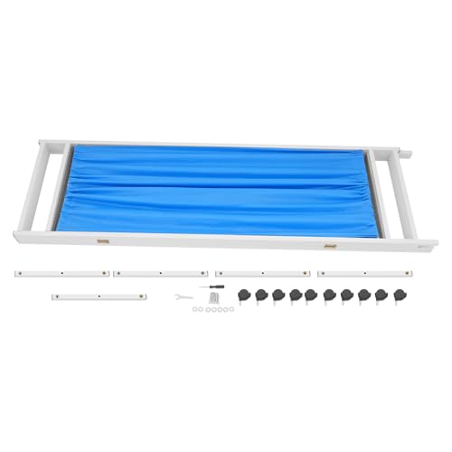 Écran de confidentialité pliable avec 10 roulettes verrouillables nylon - 6