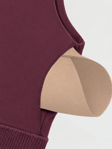 Image of Sunzel Square Neck Longline Sports Bra, Built-in Bra Crop Tank Top