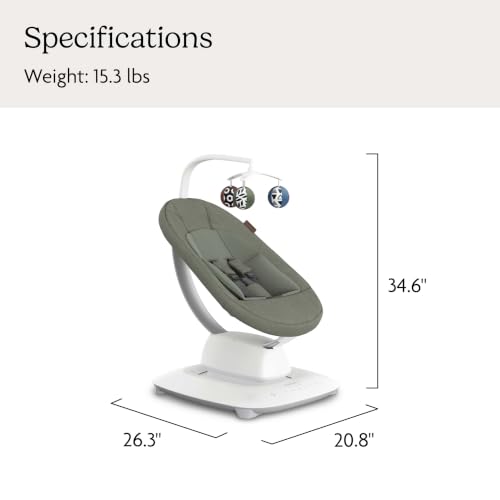 UPPAbaby Mamaroo Smart Swing with MotionSync & Newborn Insert - Camila - image 7
