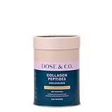 DOSE & CO. Pure Collagen Peptides for Hair, Skin & Nails, Unflavored - 10oz Powder Supplement