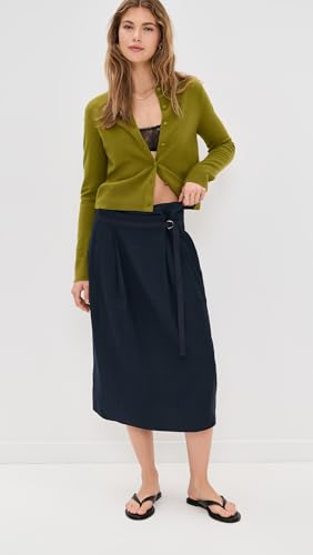 Vince Women's Double Waist D-Ring Skirt2