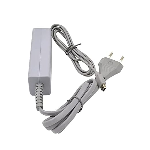 Adapter för Wii U, nätdel laddningskabel kabel för gamepad, väggladdningsadapter strömkabel laddare laddningskabel AC strömförsörjning för Wii U System Gamepads regulator