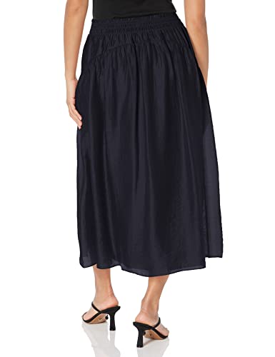 Vince Women's Smocked Waist Pull On Skirt2
