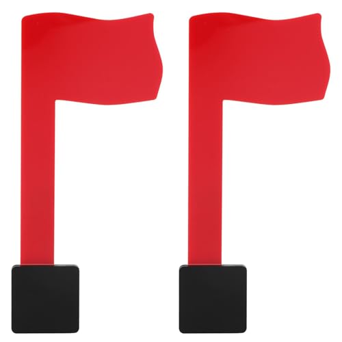 Mailbox Flag Replacement, Red Mailbox Flag Universal for Outgoing Mailbox, Strong Adhesive Red Flags for Mailboxes Outside, Sticks to Most Surfaces Easily(COLOR:red)