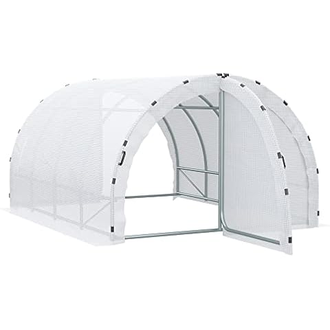 Outsunny Serre de Jardin Tunnel 12 m² Cover