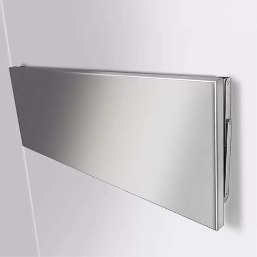Mesa plegable de pared – Escritorio plegable de acero inoxidable resistente, diseño que ahorra espacio con soporte grueso para el hogar y la oficina