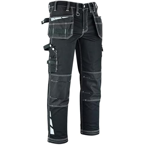 MS9 Mens Cargo Work Trousers with Holster Pockets Cover