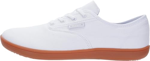 Image of WHITIN Men's Wide Canvas Barefoot Sneakers | Zero Drop Sole | Minimalist Footwear