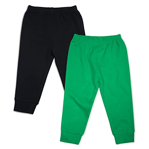 Image of SOBOWO Solid Baby Sweatpants, Unisex Baby Toddler Cotton Crawling Pants for Newborn Boys Girls 0-24 Months