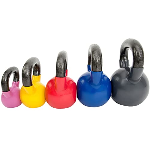 Kettlebell revestido de vinil ensolarado (4,5 kg)