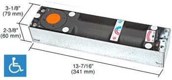 DORMA BTS80BF kaba Model BTS80 8.5 Lb. Floor Mounted Door Closer Body in Cement Case
