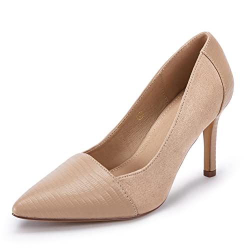 Image of PiePieBuy Womens High Heels Pumps Pointed Toe Slip On Stiletto Classic Dress Party Office Shoes
