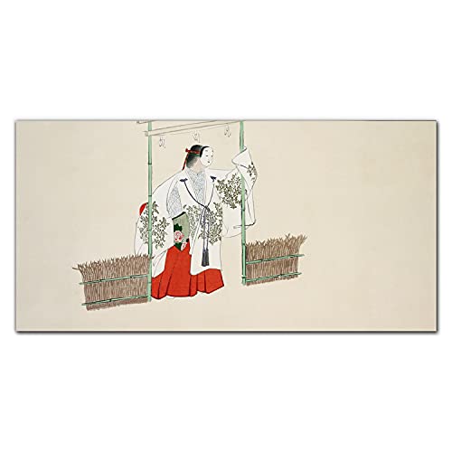 Décoration d'intérieur zen avec le tableau en verre acrylique Kimono Asiatique