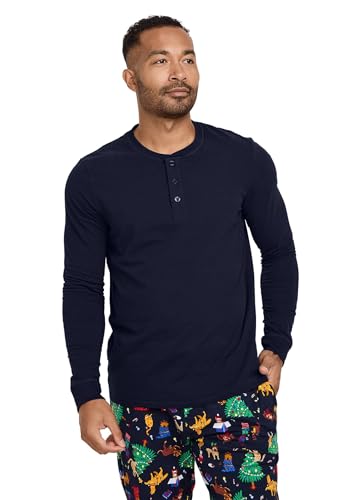 Jockey Men's Sleepwear Men's Fam Jams Long Sleeve Henley