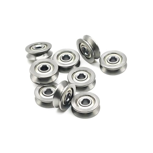 Poulie à roulement à billes à gorge en V V623ZZ 3 x 12 x 4 mm rail