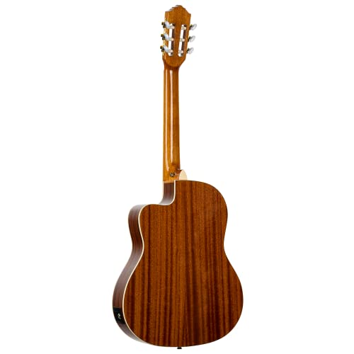 Ortega RCE145NT Thinline – Guitare Classique 4/4 - Les Beatles, Paul McCartney, John Lennon, RIngo Starr, George Harrison Ortega RCE145NT Thinline - Guitare Classique 4/4 – Image 3