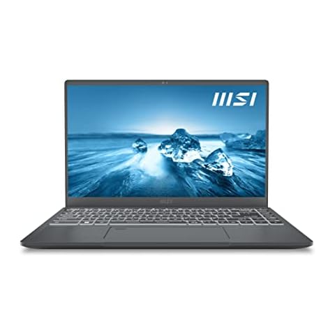 MSI Prestige 14 A12UC-044UK, 14 inches Notebook, Full HD close to 100% sRGB, Intel i5-1240P, Nvidia RTX3050, 8GB LPDDR4, 512GB PCIe Gen 4x4 SSD, WiFi 6E, Windows 11 - Carbon Gray Cover