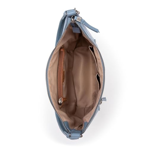 Image of The Sak Sequoia Hobo Bag - Premium Large Leather Women's Handbag for Everyday & Travel - Durable Purse With Zipper Pocket