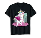 Photo Gallery maglietta con scritta "believe in yourself", motivo: unicorno maglietta Photo Gallery maglietta con scritta "believe in yourself", motivo: unicorno maglietta