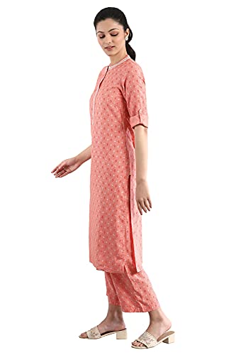 Image of Aurelia Women's Viscose Regular Fit Regular Kurta