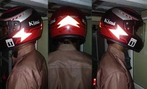 ReflectoSafe Reflective Safety Helmet Side Stickers for Night Ride Driving Motorcycle, Bike, Cycle โ 3M Reflective Material