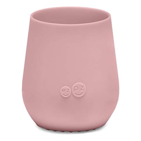 Vaso de entrenamiento 100% silicona EZPZ Tiny Cup para bebés de 4 meses+ Cover