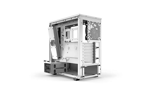 Pure Base 500 Window White Case PC con 2 ventole Pure Wings 2 140mm, copertura superiore ottimizzata per silenzio e flusso d'aria, supporto radiatori fino a 360mm - Case PC - Immagine 4